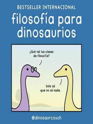 cover image of Filosofía para dinosaurios
